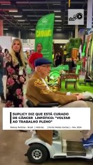 SUPLICY DIZ QUE ESTÁ CURADO DE CÂNCER LINFÁTICO: "VOLTAR AO TRABALHO PLENO"