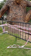 Troll Sculpture Renovations in Santiago 🧌🛠️