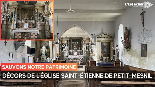 « Sauvons notre patrimoine » : décors de l'église Saint-Étienne de Petit-Mesnil