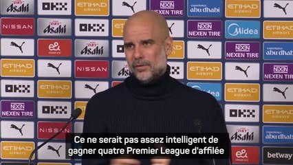 Man City - Guardiola : "Ce serait une grave erreur de changer quelque chose"