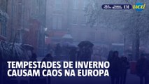 Tempestades causam estragos na Irlanda, França e Reino Unido