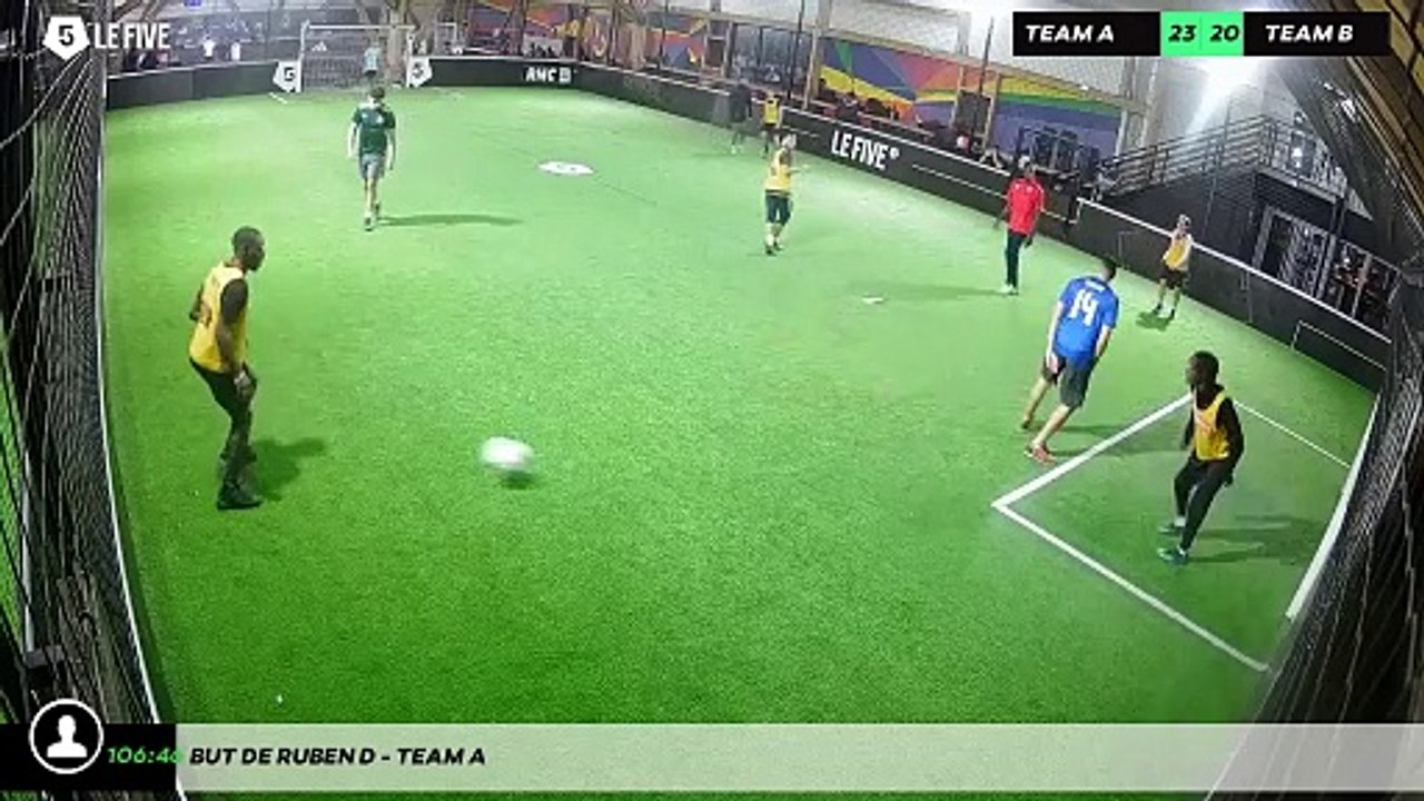 But de Ruben D - Team A