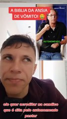 Ler a Bíblia é como usar Cocaina