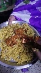 Restaurant Style Chicken pulao with Paneer Butter Masala