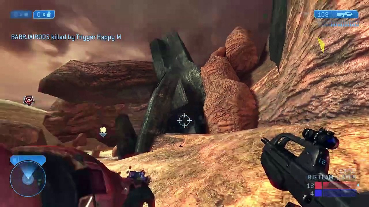 Halo 2 Classic Big Team - Big Team Slayer on Burial Mounds Multiplayer Gameplay