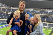 Mathew Stafford family having  fun at Disneyland vacation house