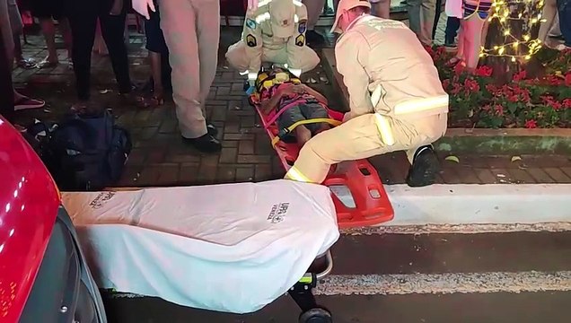 Criança é atropelada por ônibus do transporte coletivo na Av. Brasil