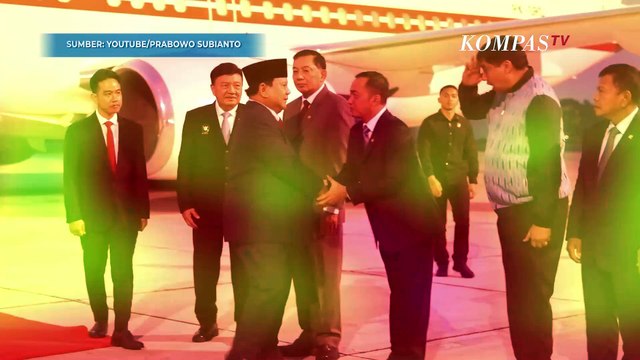 Detik-Detik Presiden Prabowo Tiba di RI Disambut Wapres Gibran hingga Menko Polkam Budi Gunawan
