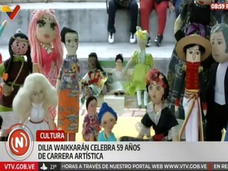 Actriz venezolana Dilia Waikkarán celebra 59 años de carrera artística