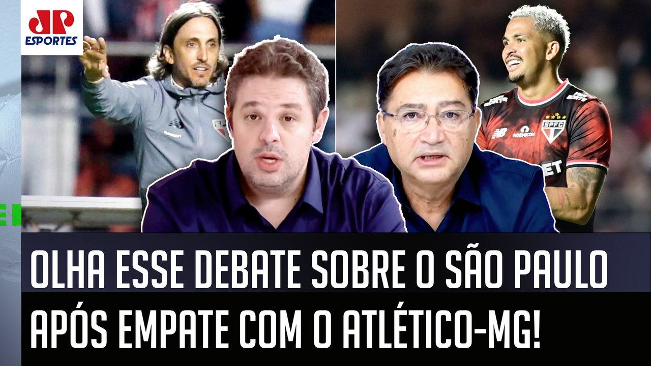 "ISSO NÃO FAZ SENTIDO! O São Paulo hoje NÃO TEM A CAPACIDADE de..." 2 a 2 com Atlético-MG é DEBATIDO