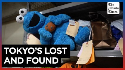 Tokyo police care for lost umbrellas, keys, soft toys