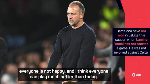 Flick disappointed by 'really bad match' as Barca blow 2-0 lead