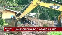 BREAKING NEWS! Tanah Longsor di Karo Sumatera Utara, 7 Orang Dinyatakan Hilang