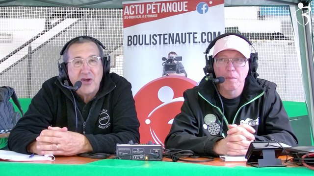 Quart et 1e demi-finale Tournoi international triplette : 65 ans de la Fédération Luxembourgeoise de Pétanque (2)