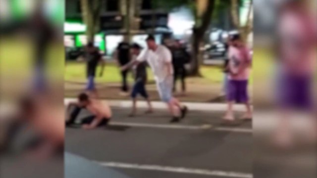 Briga generalizada mobiliza Polícia Militar no Centro de Cascavel