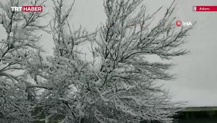 Adana'ya kar yağdı