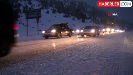 Antalya-Konya Karayolu'nda Ulaşım Normale Döndü