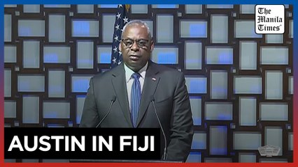 'Indo-Pacific is our priority,' says US defense chief in Fiji visit to boost ties