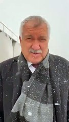 Zeydan Karalar kar yağışı nedeniyle yolda kaldı