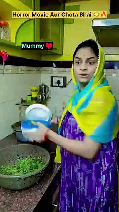 Chota bhai after horror movie 😂🔥 indian family #shorts #indian #comedy #chotabhai #relatable