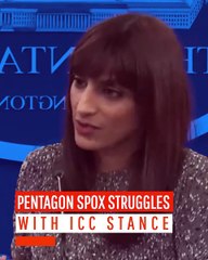 Pentagon Spox Struggles with ICC Stance