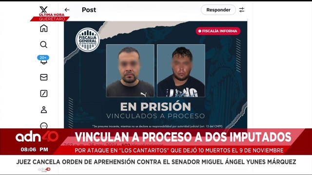 🚨¡Última Hora! Vinculan a proceso a dos imputados por el ataque en el bar Los Cantaritos