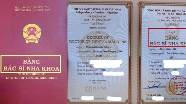 Nhầm lẫn giữa bằng bác sĩ răng hàm mặt và nha khoa, trường Đại học Duy Tân sửa sai gấp | VTC Now
