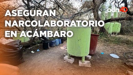 Duro golpe al narco en Guanajuato, aseguran narcolaboratorio con más de 6 millones de dosis de droga