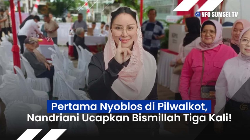 Nyoblos Nandriani Ucapkan Bismillah Tiga Kali, Optimis Netralitas Berjalan Dengan Baik