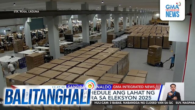 Comelec - 110,000 na automated counting machines na gagamitin sa eleksyon, kompleto na| Balitanghali