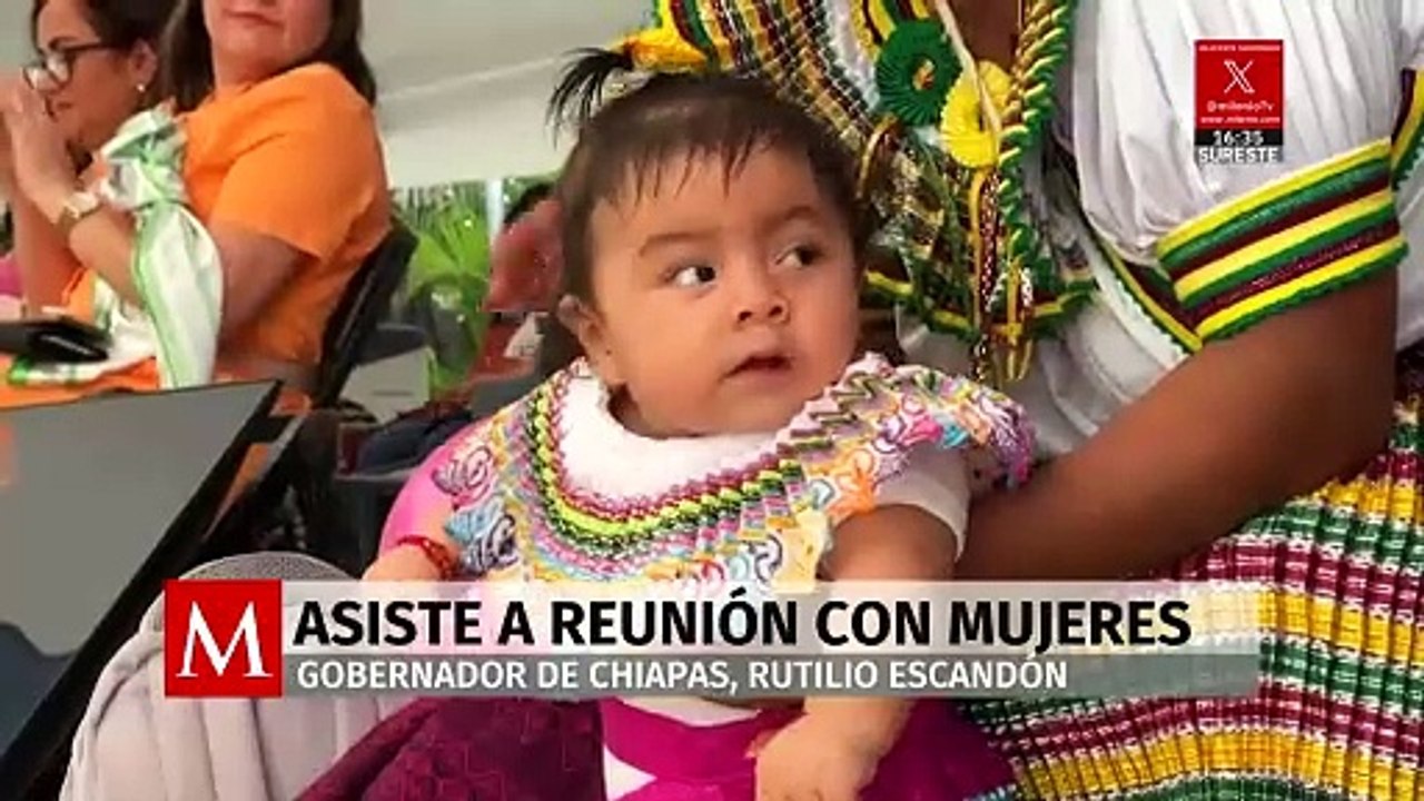 Rutilio Escandón sostiene encuentro con las Redes de Mujeres Seguras Cuadra por Cuadra en Chiapas