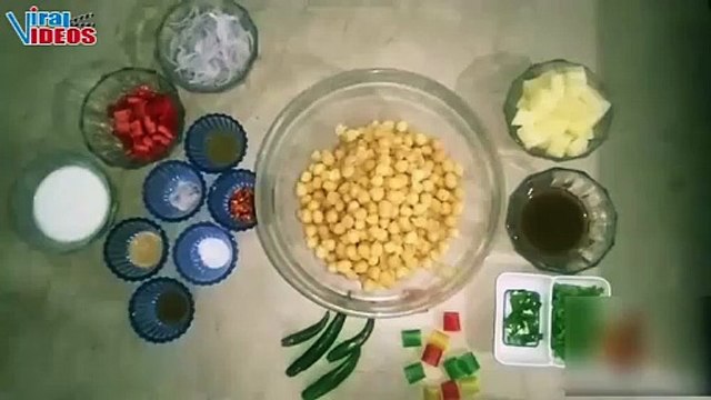 Chana Chaat Recipe | Special Chana Chaat Recipe | Aloo Cholay Chana Chaat Recipe |