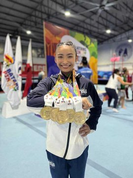 Haylee Garcia, humakot ng gintong medalya sa 2024 Batang Pinoy Women’s Artistic Gymnastics