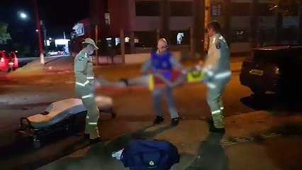 Condutora fica ferida após acidente entre Parati e Fox no Nova Cidade