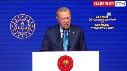 Cumhurbaşkanı Erdoğan'dan Öğretmenler Günü mesajı
