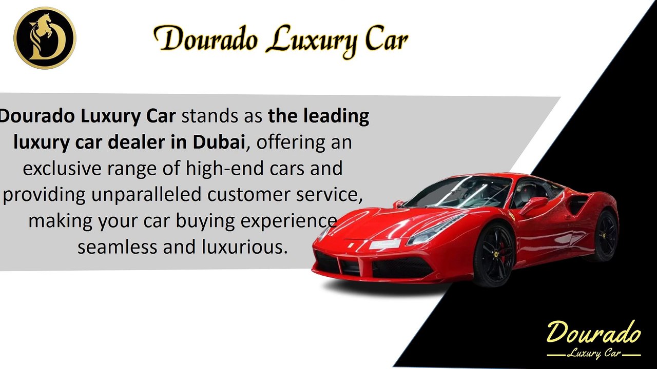 Luxury car showroom in dubai, UAE - Dourado Luxury Car