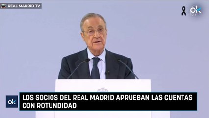 Los socios del Real Madrid aprueban las cuentas con rotundidad