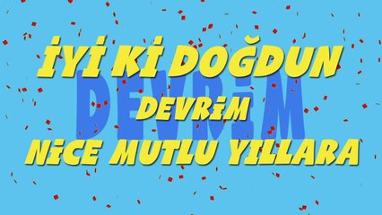 İyi ki doğdun DEVRİM - İsme Özel Ankara Havası Doğum Günü Şarkısı (FULL VERSİYON) (REKLAMSIZ)