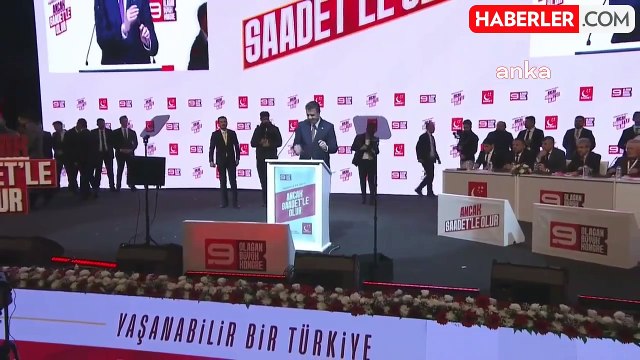 Saadet Partisi 9. Olağan Kongresi... Genel Başkan Adayı Mahmut Arıkan: Bu Ülke Hiçbir Zaman Bu Kadar İsrailci Olmamıştı.