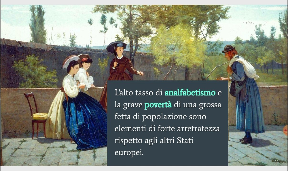 Il primo decennio dell'Italia unita (lezioni in classe)