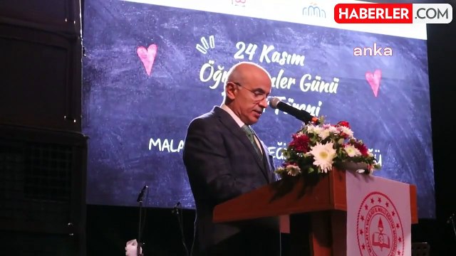 Malatya'da 24 Kasım Öğretmenler Günü Töreni