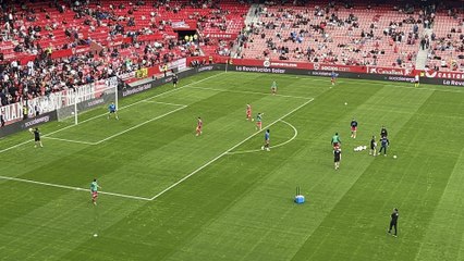 Calentamiento Sevilla - Rayo