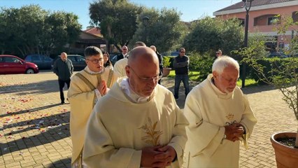 La prima messa a Olbia di Cosma Caria