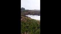 Tempête bert en bretagne finistére sud