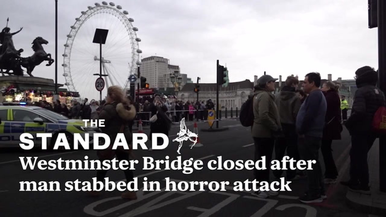 Westminster Bridge closed after man stabbed in horror attack as police arrest three on suspicion of attempted murder