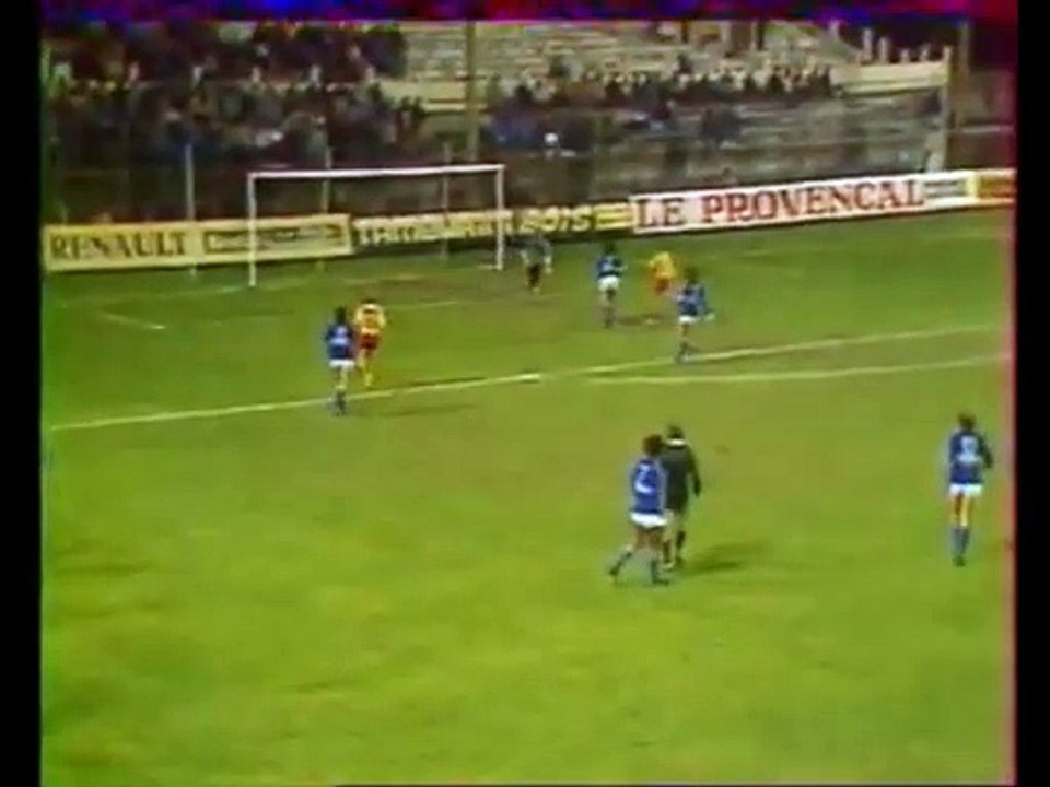 BASTIA  - LENS  - 1981 - SAISON  1980/1981 -