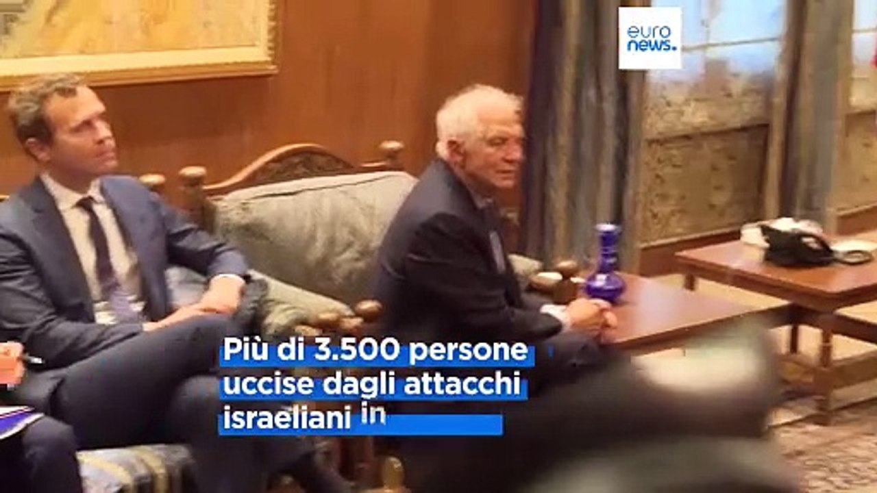 Borrell in Libano: "Il governo faccia pressione sia su Hezbollah che su Israele"