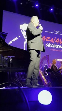 Exclusif - Spectacle symphonique Aznavour Célébration - l'hommage officiel en clôture du centenaire de la naissance de C. Aznavour au palais des Congrès à Paris le 23 novembre 2024.