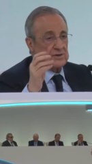 Las risas de Florentino sobre los rumores de que el Real Madrid se va a arruinar con el Sky Bar del Bernabéu