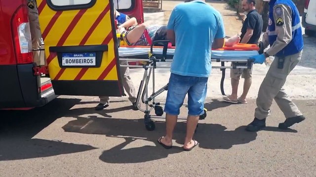 Idosa de 74 anos é socorrida após queda em residência no XIV de Novembro